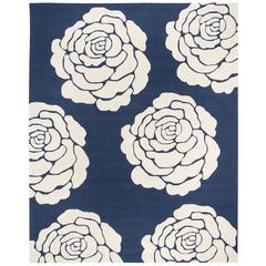 CAMBRIDGE, NAVY / IVORY, 8' X 10', Area Rug, CAM782M-8