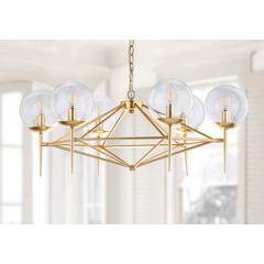 Greyor Chandelier, Gold