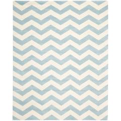 CHATHAM, BLUE / IVORY, 10' X 14', Area Rug, CHT715B-10