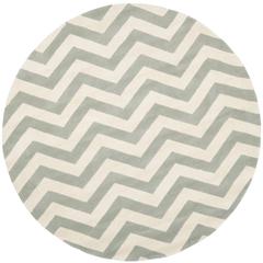 CHATHAM, GREY / IVORY, 5' X 5' Round, Area Rug, CHT715E-5R