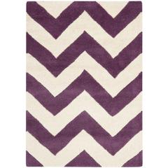 CHATHAM, PURPLE / IVORY, 2' X 3', Area Rug, CHT715F-2