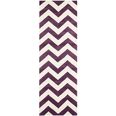 CHATHAM, PURPLE / IVORY, 2'-3" X 11', Area Rug, CHT715F-211