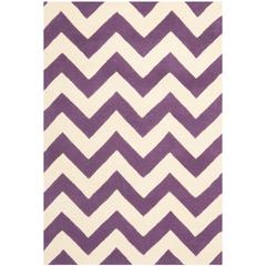 CHATHAM, PURPLE / IVORY, 3' X 5', Area Rug, CHT715F-3