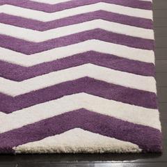CHATHAM, PURPLE / IVORY, 5' X 8', Area Rug, CHT715F-5