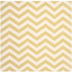 CHATHAM, LIGHT GOLD / IVORY, 5' X 5' Square, Area Rug