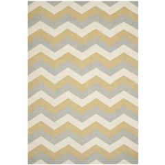 CHATHAM, GREY / GOLD, 6' X 9', Area Rug