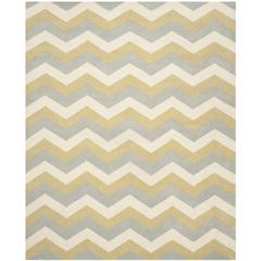 CHATHAM, GREY / GOLD, 8' X 10', Area Rug