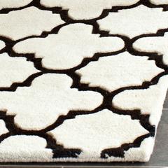 CHATHAM, IVORY / BLACK, 2'-3" X 11', Area Rug, CHT717A-211