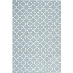 CHATHAM, BLUE / IVORY, 6' X 9', Area Rug, CHT717B-6