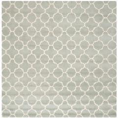 CHATHAM, GREY / IVORY, 7' X 7' Square, Area Rug, CHT717E-7SQ