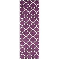 CHATHAM, PURPLE / IVORY, 2'-3" X 7', Area Rug, CHT717F-27