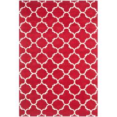 CHATHAM, RED / IVORY, 3' X 5', Area Rug, CHT717G-3