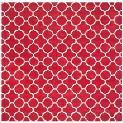 CHATHAM, RED / IVORY, 7' X 7' Square, Area Rug, CHT717G-7SQ