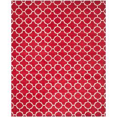 CHATHAM, RED / IVORY, 10' X 14', Area Rug