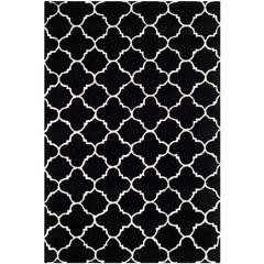 CHATHAM, BLACK / IVORY, 3' X 5', Area Rug, CHT717K-3