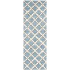 CHATHAM, BLUE / IVORY, 2'-3" X 11', Area Rug, CHT718B-211