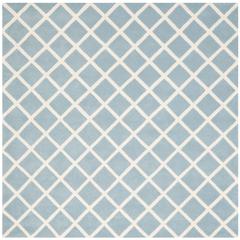 CHATHAM, BLUE / IVORY, 7' X 7' Square, Area Rug, CHT718B-7SQ