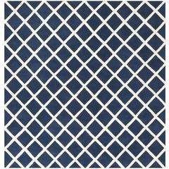 CHATHAM, DARK BLUE / IVORY, 7' X 7' Square, Area Rug, CHT718C-7SQ