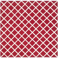 CHATHAM, RED / IVORY, 7' X 7' Square, Area Rug, CHT718G-7SQ
