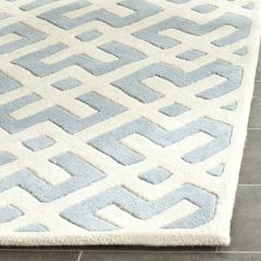 CHATHAM, BLUE / IVORY, 2'-3" X 9', Area Rug, CHT719B-29