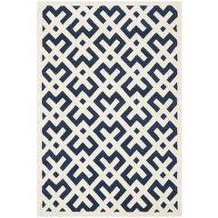 CHATHAM, DARK BLUE / IVORY, 2' X 3', Area Rug, CHT719C-2