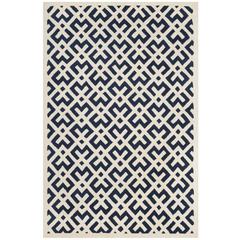CHATHAM, DARK BLUE / IVORY, 6' X 9', Area Rug, CHT719C-6