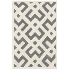 CHATHAM, DARK GREY / IVORY, 2' X 3', Area Rug, CHT719D-2