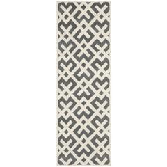 CHATHAM, DARK GREY / IVORY, 2'-3" X 7', Area Rug, CHT719D-27