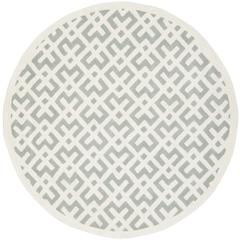 CHATHAM, GREY / IVORY, 7' X 7' Round, Area Rug, CHT719E-7R