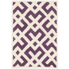 CHATHAM, PURPLE / IVORY, 2' X 3', Area Rug, CHT719F-2