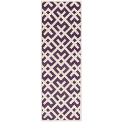 CHATHAM, PURPLE / IVORY, 2'-3" X 7', Area Rug, CHT719F-27