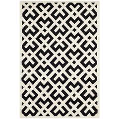 CHATHAM, BLACK / IVORY, 4' X 6', Area Rug, CHT719K-4