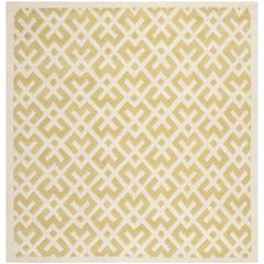 CHATHAM, LIGHT GOLD / IVORY, 7' X 7' Square, Area Rug, CHT719L-7SQ