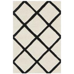 CHATHAM, IVORY / BLACK, 2' X 3', Area Rug, CHT720A-2