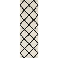 CHATHAM, IVORY / BLACK, 2'-3" X 7', Area Rug, CHT720A-27