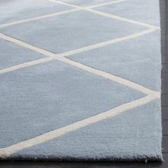 CHATHAM, BLUE / IVORY, 5' X 8', Area Rug, CHT720B-5