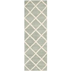 CHATHAM, GREY / IVORY, 2'-3" X 7', Area Rug, CHT720E-27