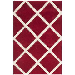 CHATHAM, RED / IVORY, 2' X 3', Area Rug, CHT720G-2