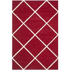 CHATHAM, RED / IVORY, 6' X 9', Area Rug, CHT720G-6