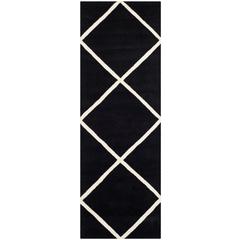 CHATHAM, BLACK / IVORY, 2'-3" X 5', Area Rug, CHT720K-25