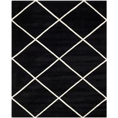 CHATHAM, BLACK / IVORY, 8' X 10', Area Rug, CHT720K-8