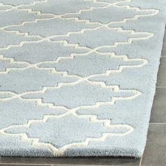 CHATHAM, BLUE / IVORY, 2'-3" X 11', Area Rug, CHT721B-211