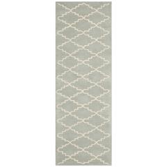 CHATHAM, LIGHT BLUE / IVORY, 2'-3" X 7', Area Rug, CHT721E-27