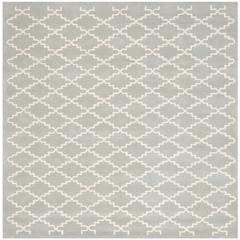 CHATHAM, LIGHT BLUE / IVORY, 7' X 7' Square, Area Rug, CHT721E-7SQ