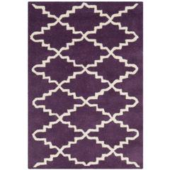 CHATHAM, PURPLE / IVORY, 2' X 3', Area Rug, CHT721F-2