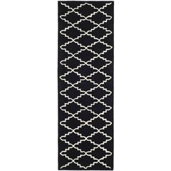 CHATHAM, BLACK / IVORY, 2'-3" X 7', Area Rug, CHT721K-27