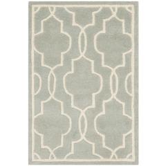 CHATHAM, GREY / IVORY, 2' X 3', Area Rug, CHT723E-2