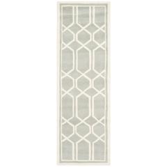 CHATHAM, GREY / IVORY, 2'-3" X 7', Area Rug, CHT725E-27