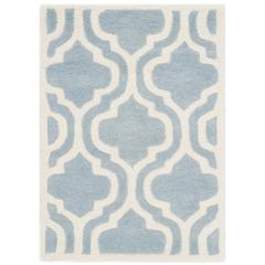 CHATHAM, BLUE / IVORY, 2' X 3', Area Rug, CHT727B-2