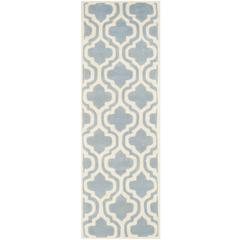 CHATHAM, BLUE / IVORY, 2'-3" X 7', Area Rug, CHT727B-27